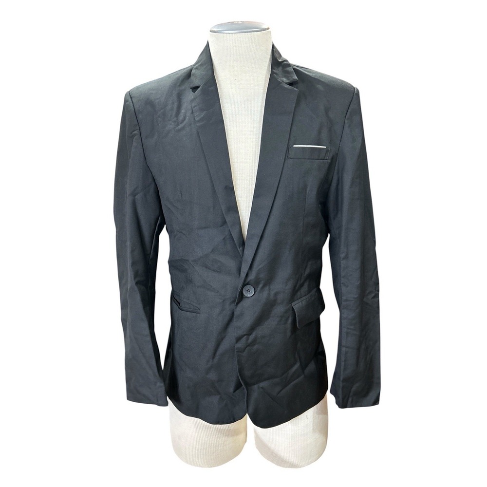 Beninos Mens Blazer Suit M Black Jacket Sports Coat